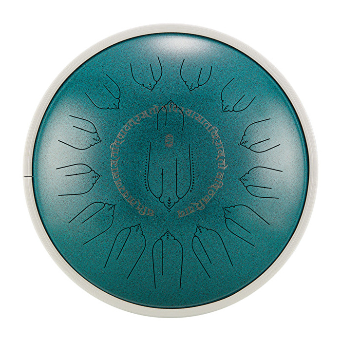 HLURU EQTB15-14 MALCHITE - EQ Series 15 Notalı 14" C Major 440Hz Malchite Elektronik Tongue Drum